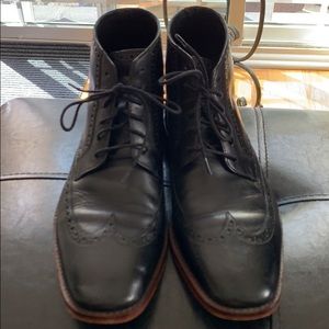 Cole Haan Gialdo Wingtip Dress Black Boot